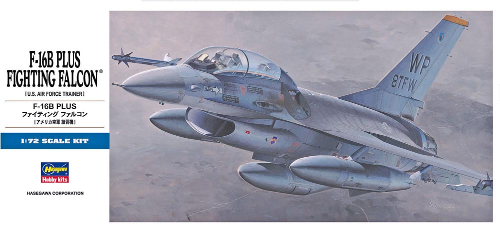 00444  авиация  F-16B Plus Fighting Falcon U.S. Air Force Trainer  (1:72)