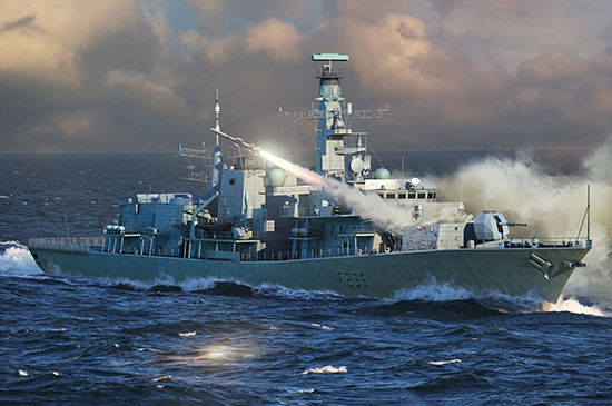 06722  флот  HMS TYPE 23 Frigate – Monmouth(F235)  (1:700)