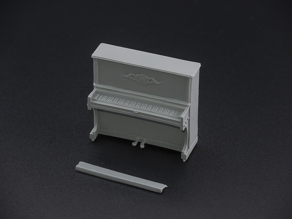 AVD143007801  дополнения из смолы  Пианино Кузбасс  (1:43)