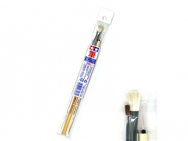 87066  кисти  Набор из 3-х кисточек. Конский волос.