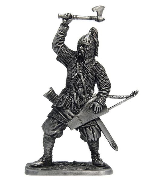 273 M  миниатюра  Княжеский дружинник. Русь, кон. 10 века