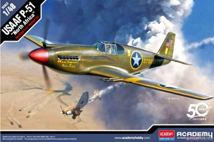 12338  авиация  USAAF P-51 "North Africa"  (1:48)