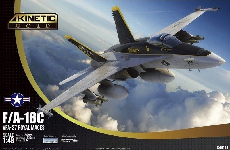 K48114  авиация  F/A-18C VFA-27 Royal Maces  (1:48)