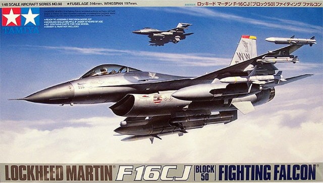 61098  авиация  Lockheed Martin F-16CJ (Block 50) Fighting Falcon  (1:48)