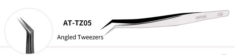 AT-TZ05  ручной инструмент  Пинцет угловой Angled Tweezer