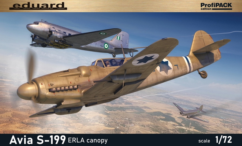 70152  авиация  Avia S-199 ERLA Canopy  (1:72)