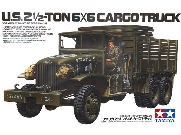 35218  техника и вооружение  US 2.5 ton cargo truck GMC CCKW 353 (1:35)