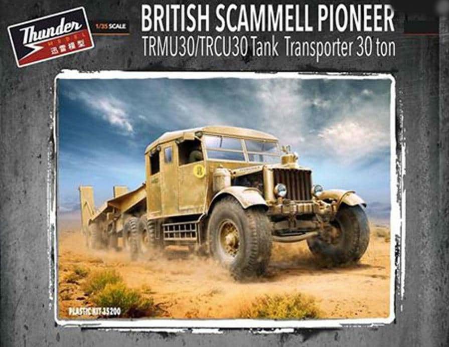 TM35200  техника и вооружение  British Scammell Pioneer TRMU30/TRCU30 Tank Transporter 30ton  (1:35)