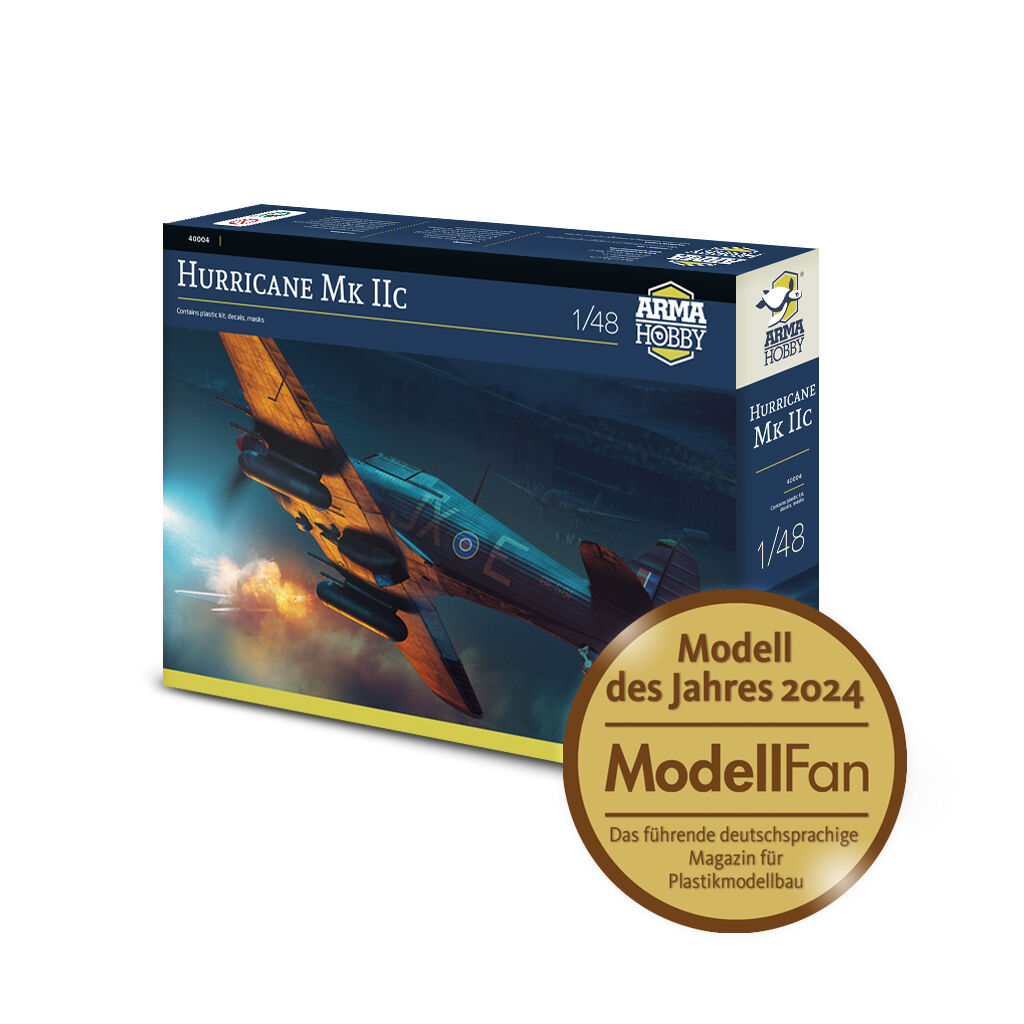 40004  авиация  Hurricane Mk IIc  (1:48)
