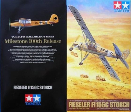 61100  авиация  Fi156C Storch (1:48)