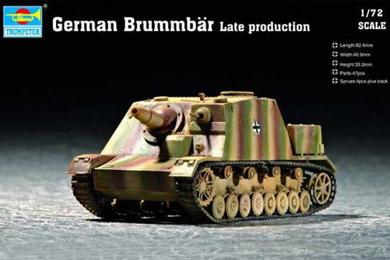 07212  техника и вооружение  German Brummbar Late production  (1:72)