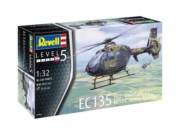 04982  авиация  Eurocopter EC135 Heeresflieger  (1:32)