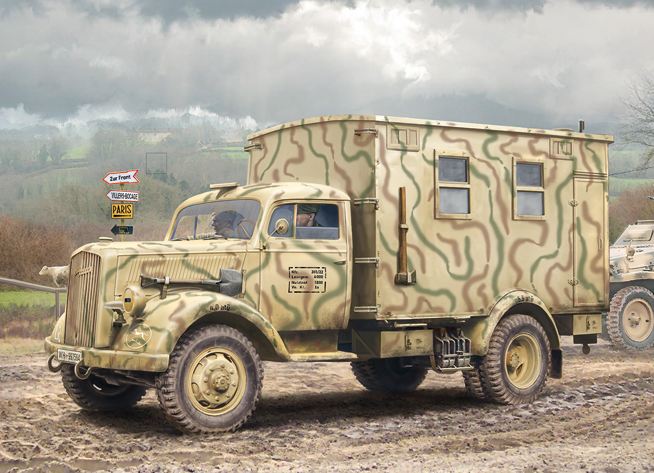 6575  техника и вооружение   OPEL BLITZ RADIO TRUCK  (1:35)