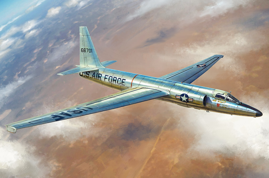 87270  авиация  U-2A Dragon Lady  (1:72)