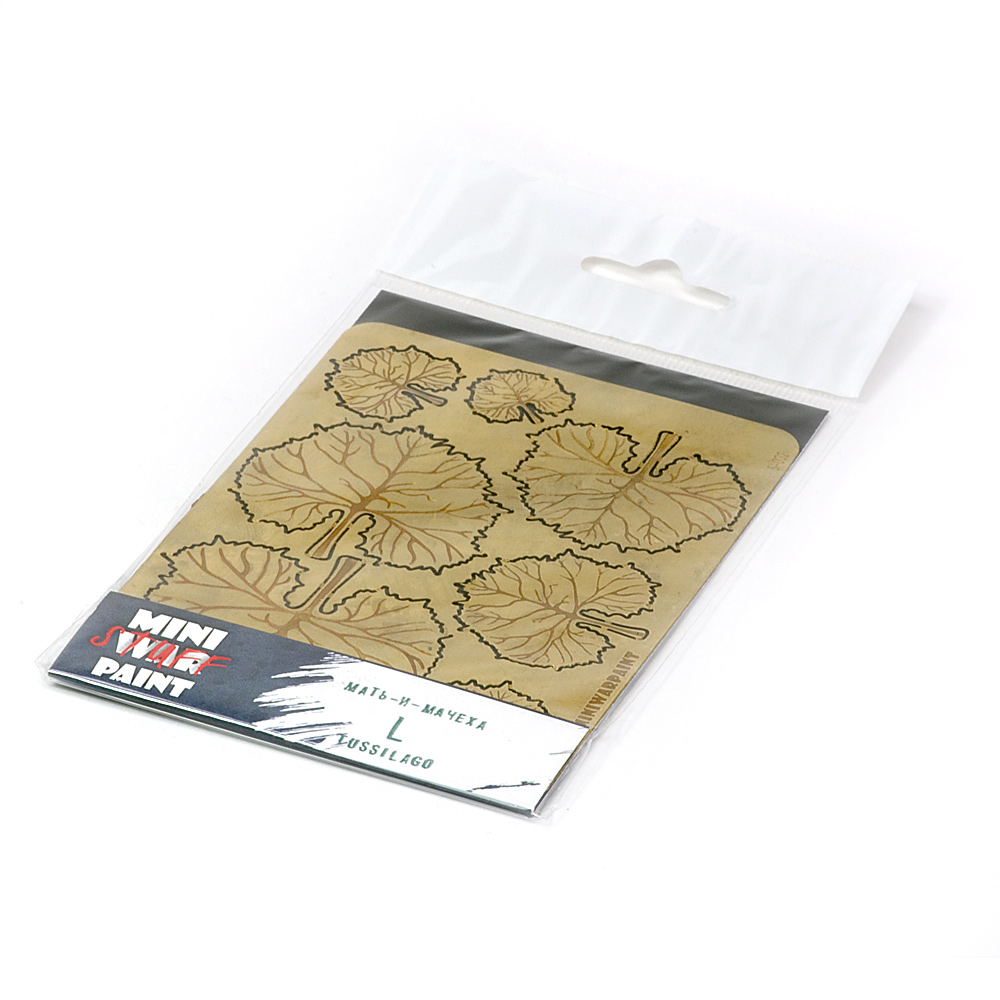 S-002  фототравление  Мать-и-мачеха, размер L  (1:24)