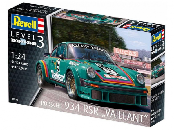 07032  автомобили и мотоциклы  Porsche 934 RSR "Vaillant"  (1:24)