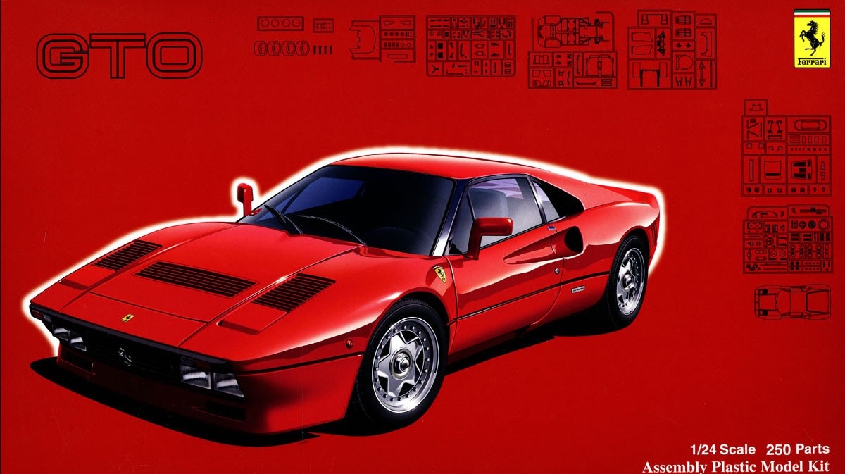 12627  автомобили и мотоциклы  Ferrari 288 GTO  (1:24)