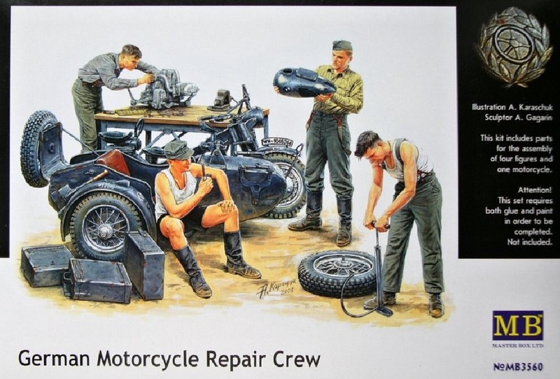 MB3560  фигуры  Немецкая моторемонтная бригада (1:35)