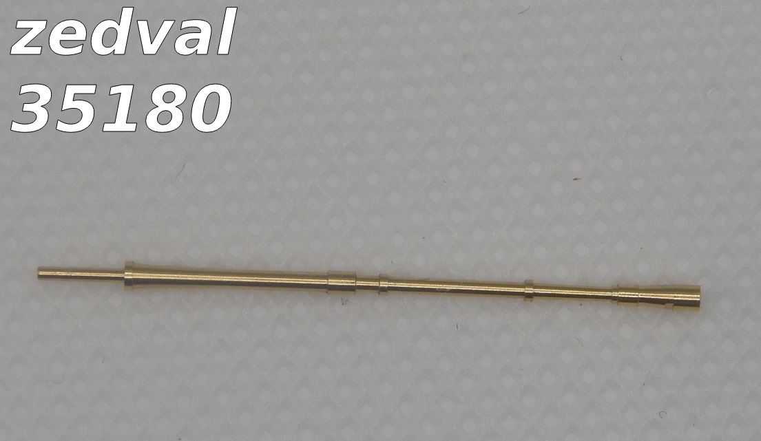 35180  металлические стволы  12,7 мм ствол пулемета НСВТ-12,7 (Корд)  (1:35)