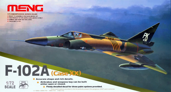 DS-005  авиация  Convair F-102A Delta Dagger (Case XX)  (1:72)