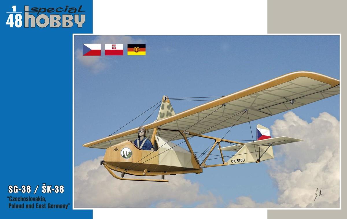SH48139  авиация  SG 38 Schulgleiter - SK-38 Komár  (1:48)