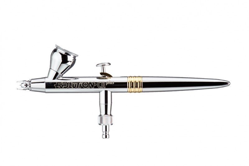 HS-126214  аэрография  Аэрограф Evolution CR plus nozzle 0.2mm, tank 2ml.