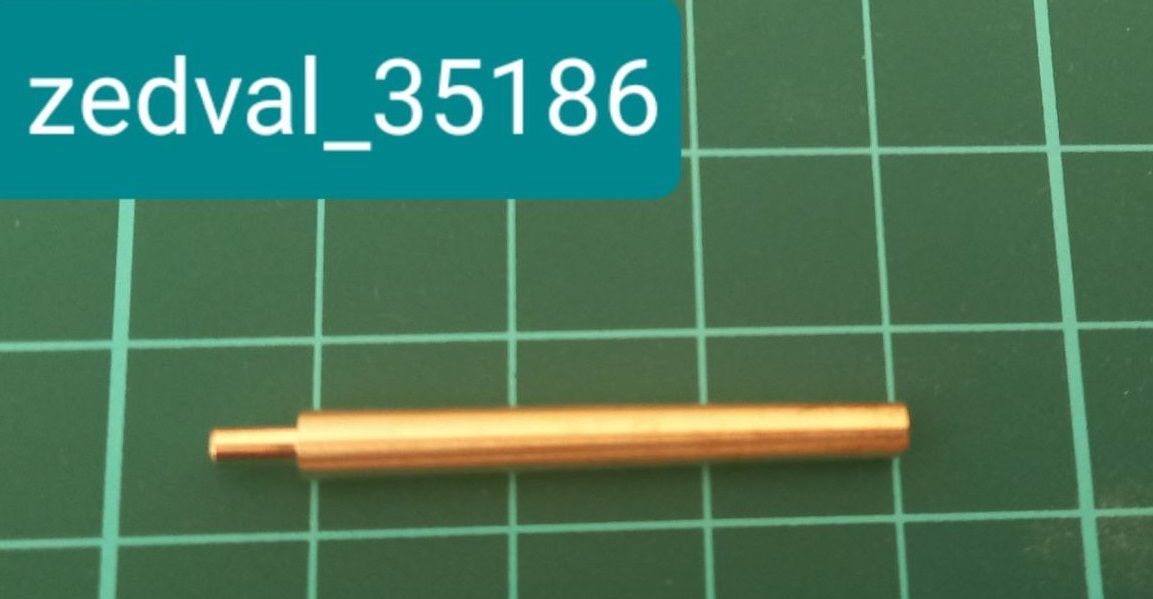 35186  металлические стволы  7,5 см ствол KwK44/L36,5 для MAUS  (1:35)