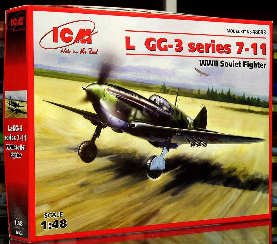 48093  авиация  ЛаГГ-3, 7-11 серии (1:48)