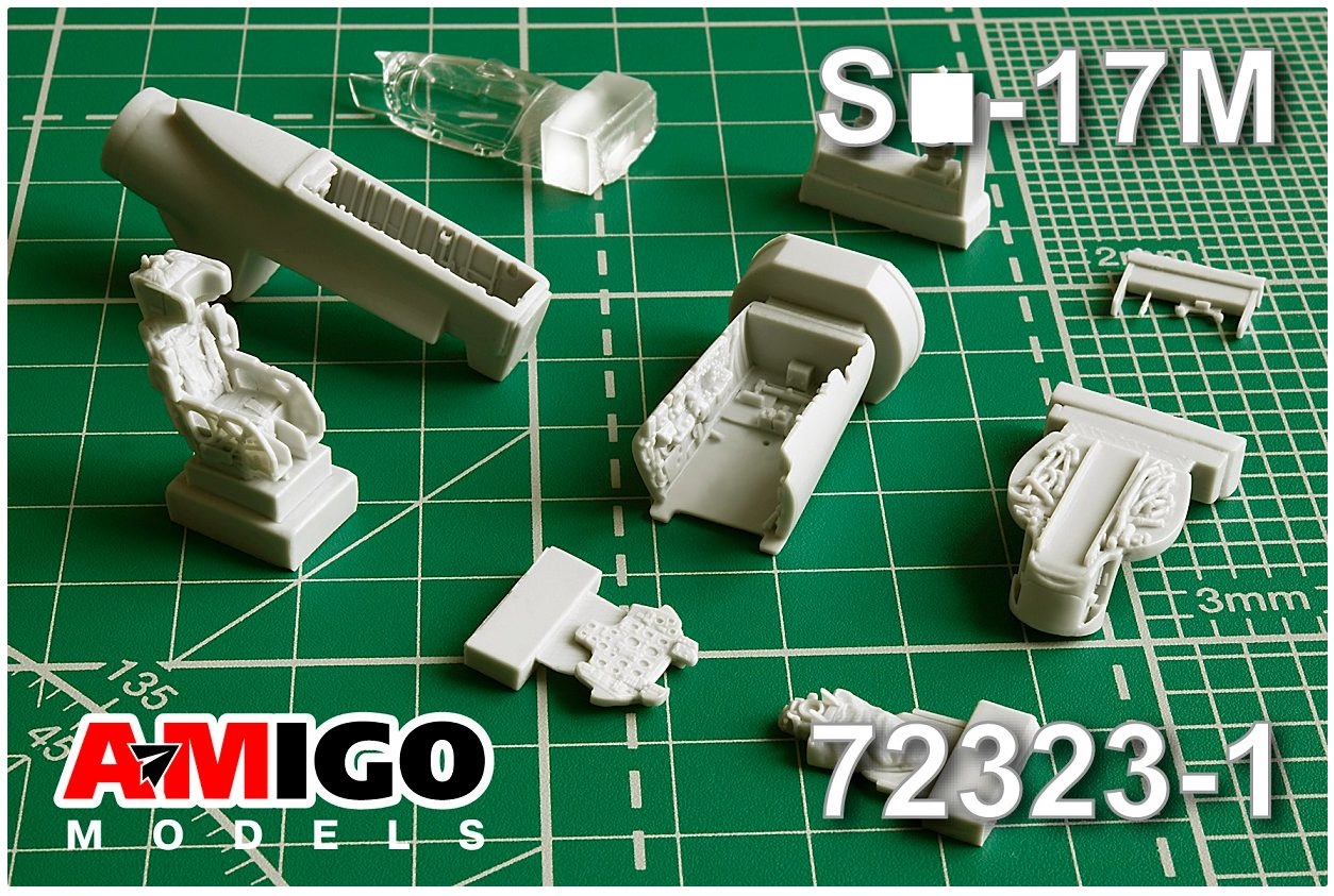 AMG 72323-1  дополнения из смолы  С-17М кабина с креслом КС-4  (1:72)