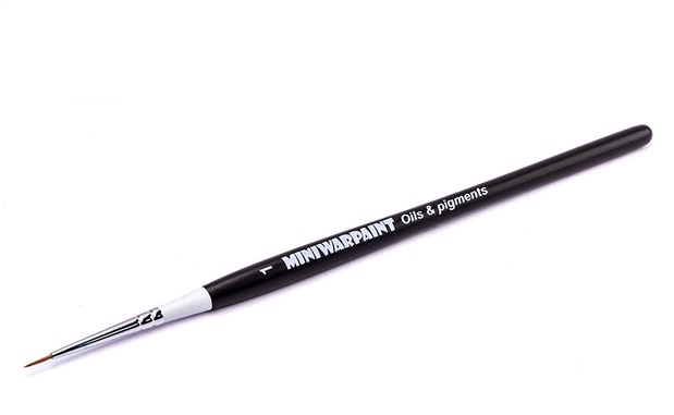 T-016  кисти  Кисть MiniWarPaint серии OILS & PIGMENTS №1