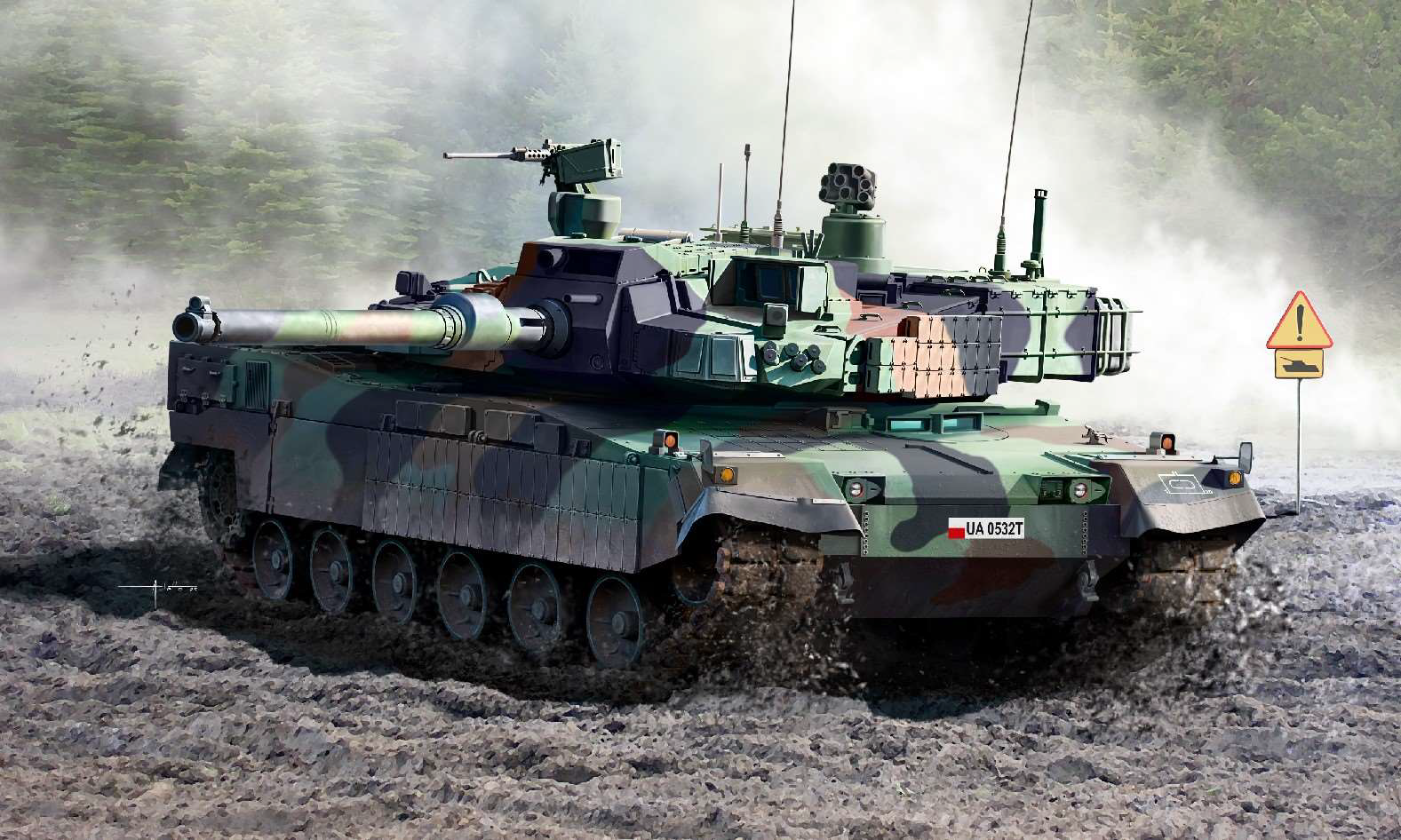 13560  техника и вооружение  Polish Land Forces K2GF  (1:35)