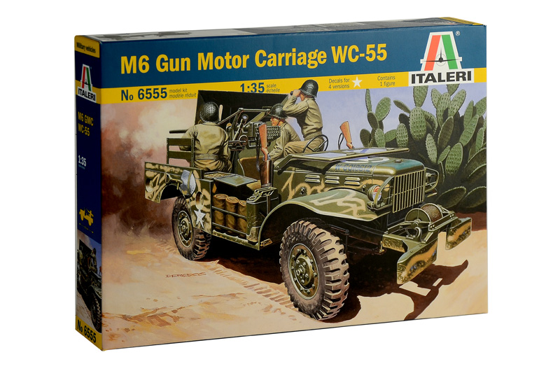 6555  техника и вооружение  M6 Gun Motor Carriage WC-55  (1:35)