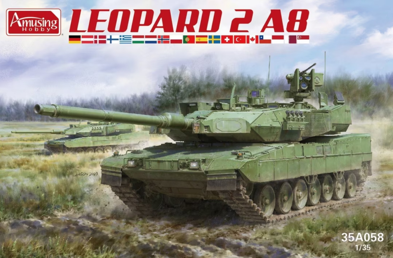 35A058  техника и вооружение  Leopard 2 A8  (1:35)