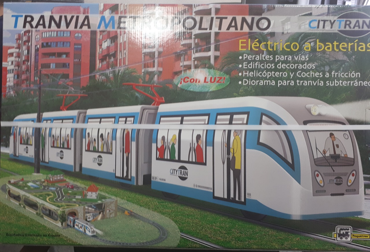 105  техника и вооружение  Набор игровой трамвай+аксессуары 