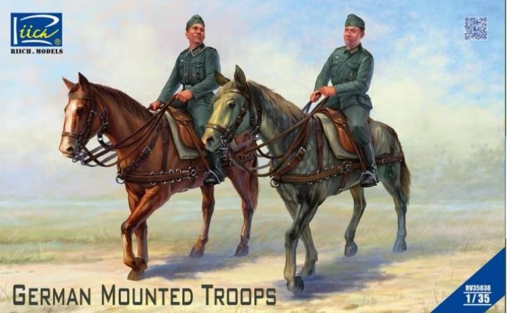 RV35038  фигуры German Mounted Troops  (1:35)