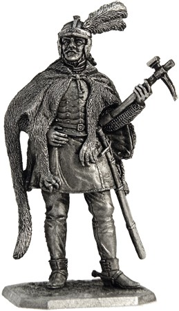 260 M  миниатюра  Польский гусарский товарищь, 1600-20 гг.