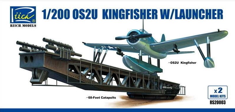 RS20003  авиация  OS2U Kingfisher W/Launcher  (1:200)