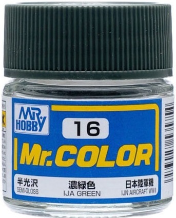 C 16  краска 10мл  IJA GREEN