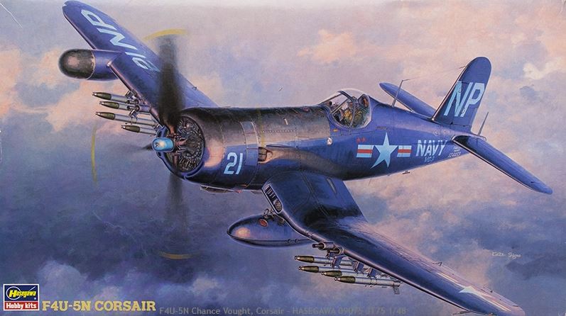 09075  авиация  F4U-5N Corsair  (1:48)