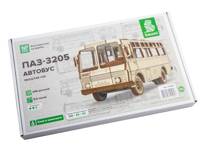 11105  автомобили и мотоциклы  Автобус П@З-3205  (1:35)