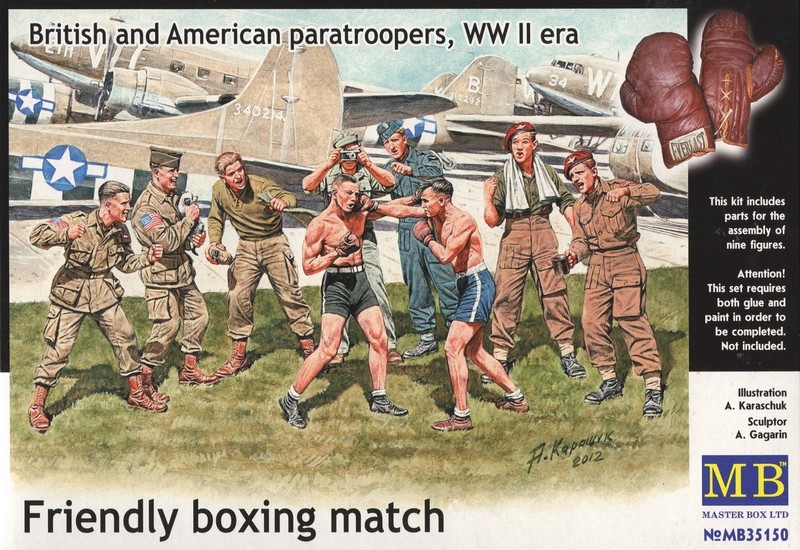 MB35150  фигуры  Матч по боксу  (1:35)