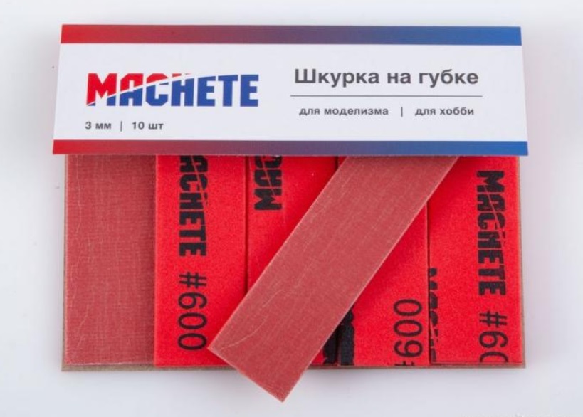 0138  ручной инструмент  Шкурка шлифовальная на губке Р600