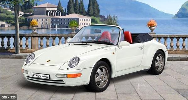 07063  автомобили и мотоциклы  Porsche Carrera Cabrio  (1:24)