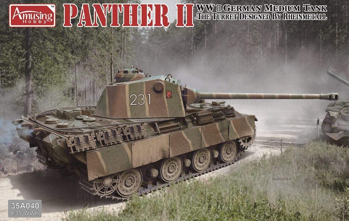 35A040  техника и вооружение  Panther II Rheinmetall Turret  (1:35)
