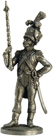 NAP-002  миниатюра  Драм-мажор голландских гренадер, 1810-11 гг