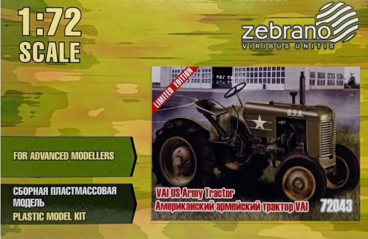 72043  техника и вооружение  VAI US Army Tractor  (1:72)