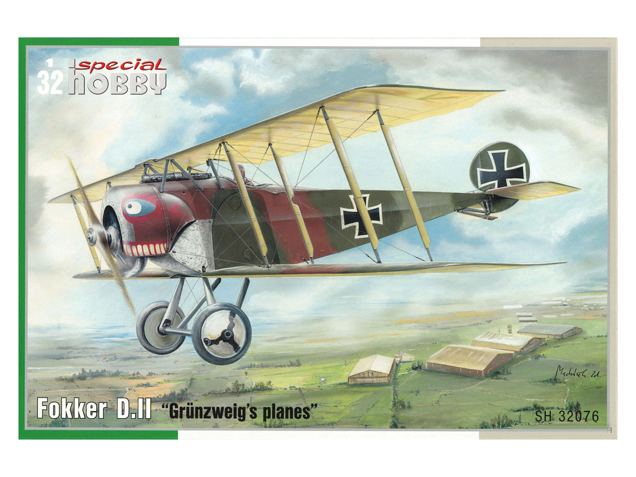 SH32076  авиация  Fokker D.II "Grünzweig's Planes"  (1:32)