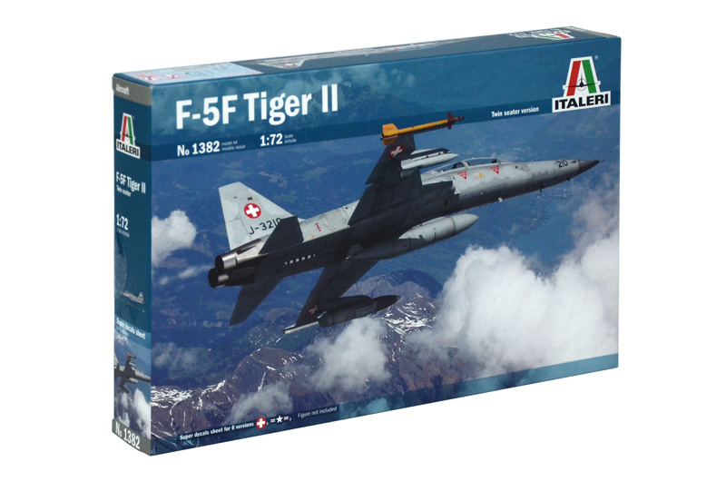 1382  авиация  F-5 F Tiger ll  (1:72)