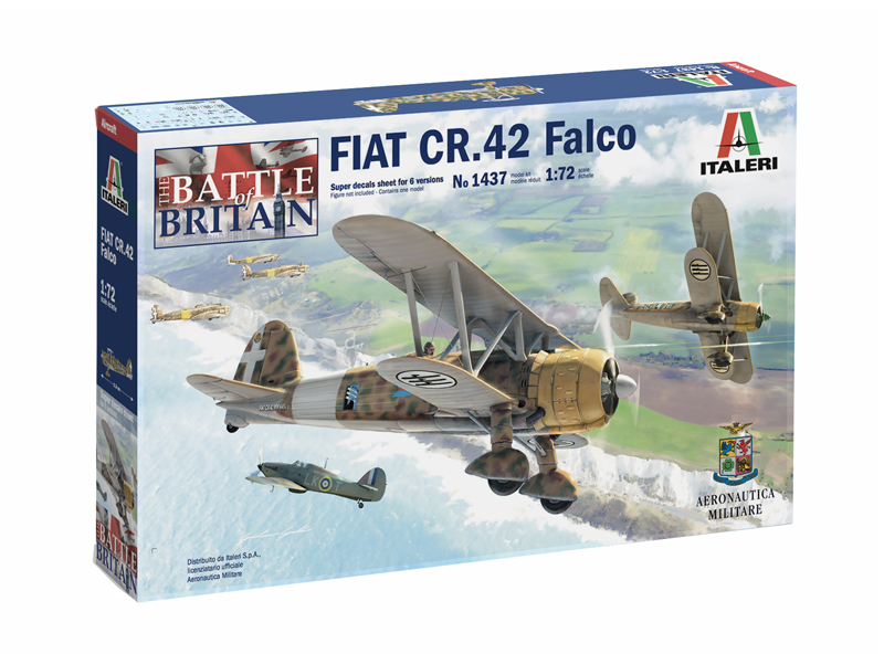 1437  авиация  Fiat CR.42 Falco  (1:72)