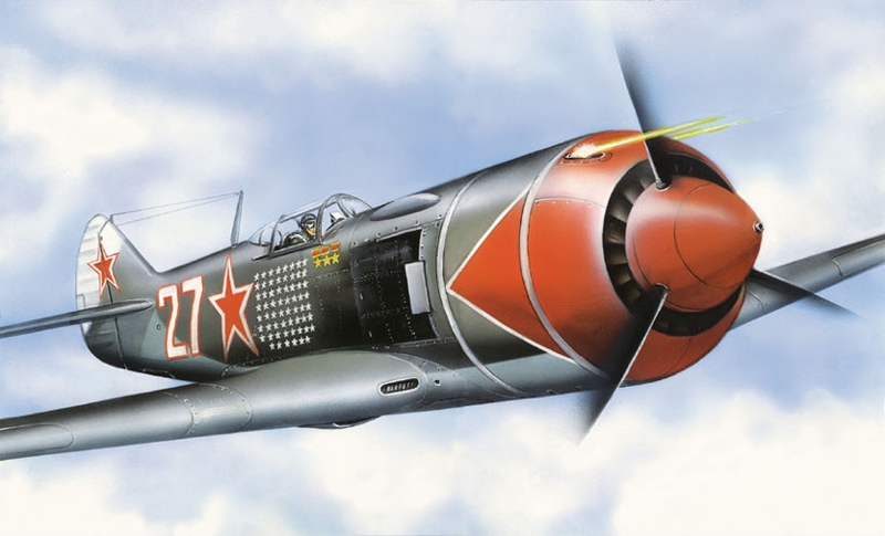 72283  авиация  Ла-7 (1:72)